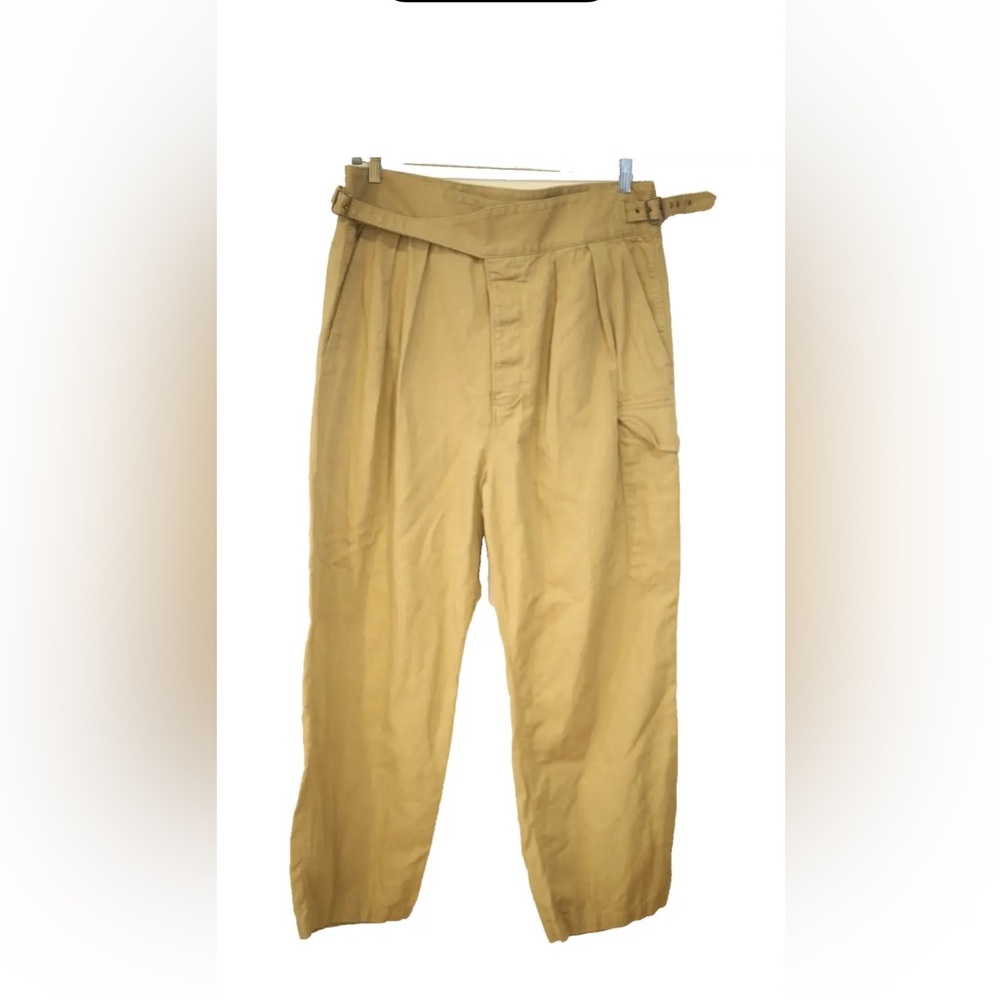 Banana Republic Women's Size 18 petite Heritage Explorer Pant Khaki Cargo Belted